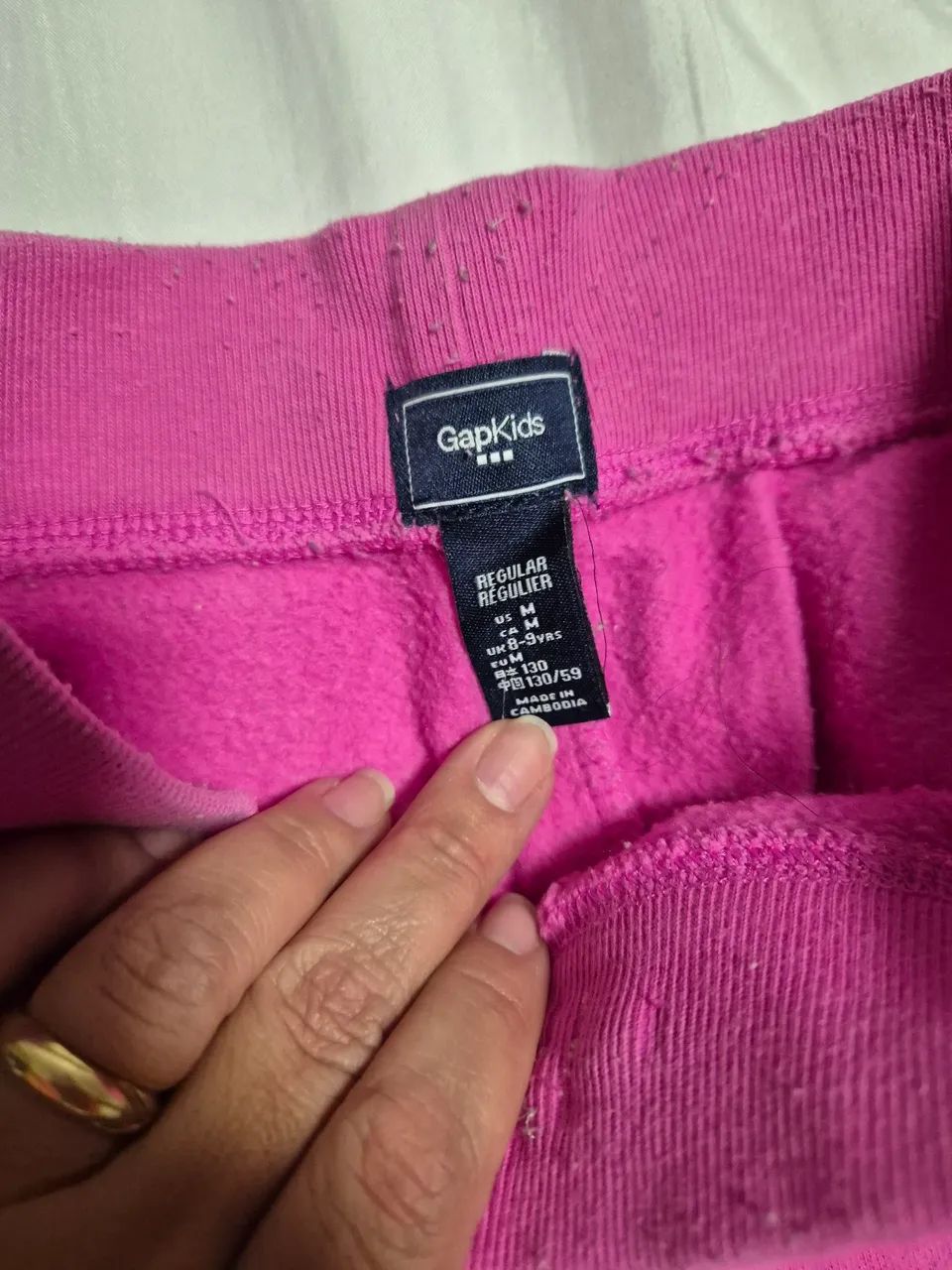 calça moletom gap kids rosa - Foto 3