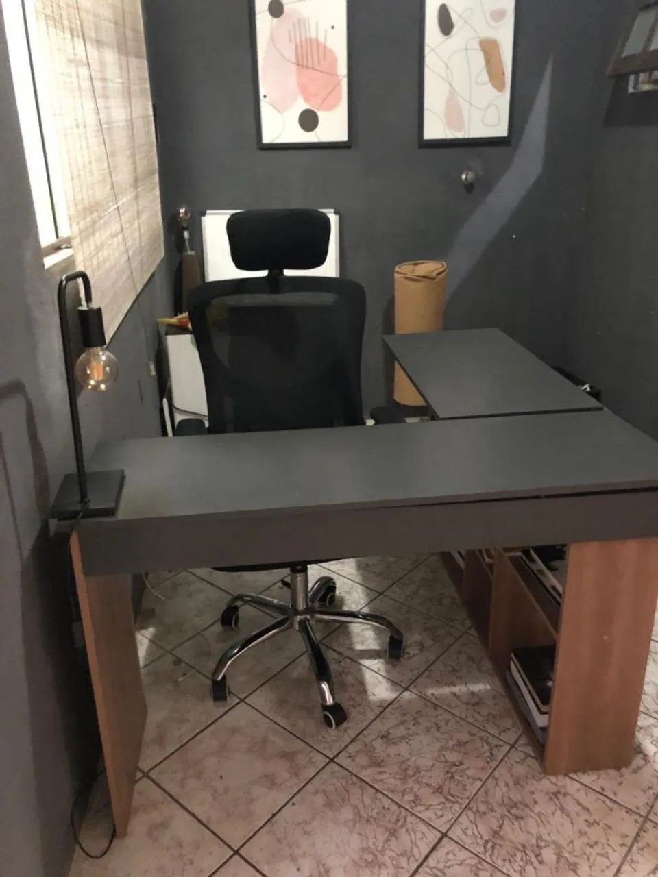 Mesa de Escritório + Cadeira - Home Office - Foto 3