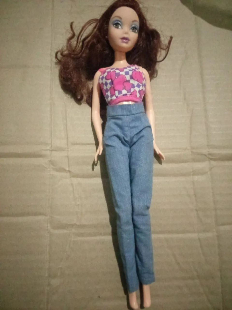Boneca myscene cabelos castanhos - Foto 2