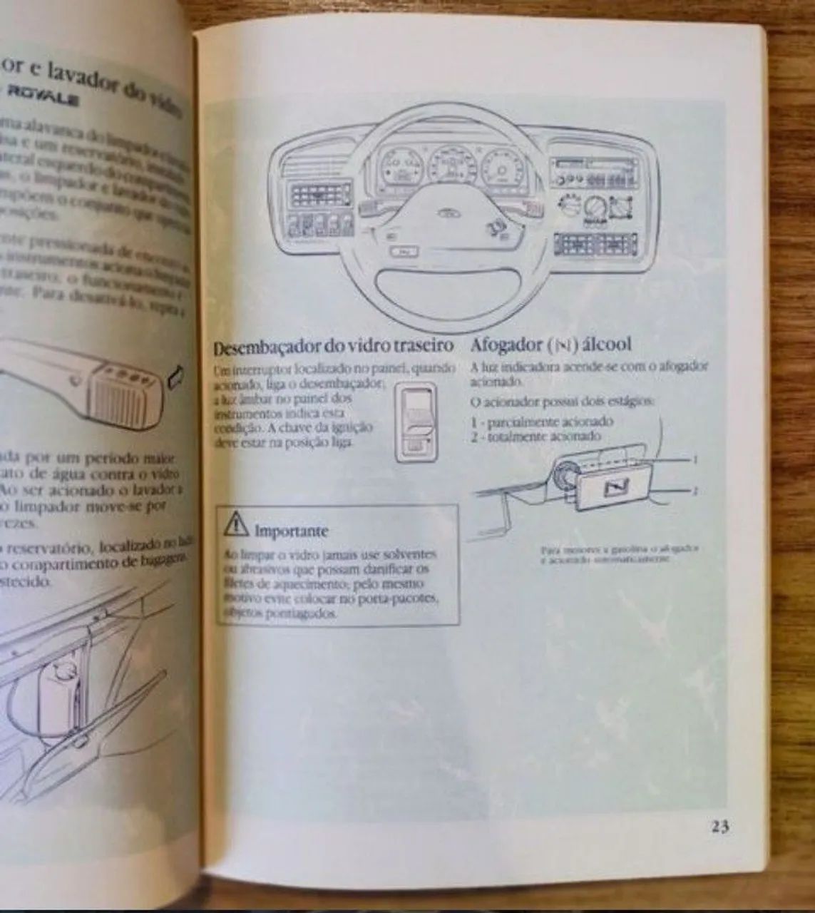 Manual do Proprietário do Versailles e Royale da Ford  - Foto 3