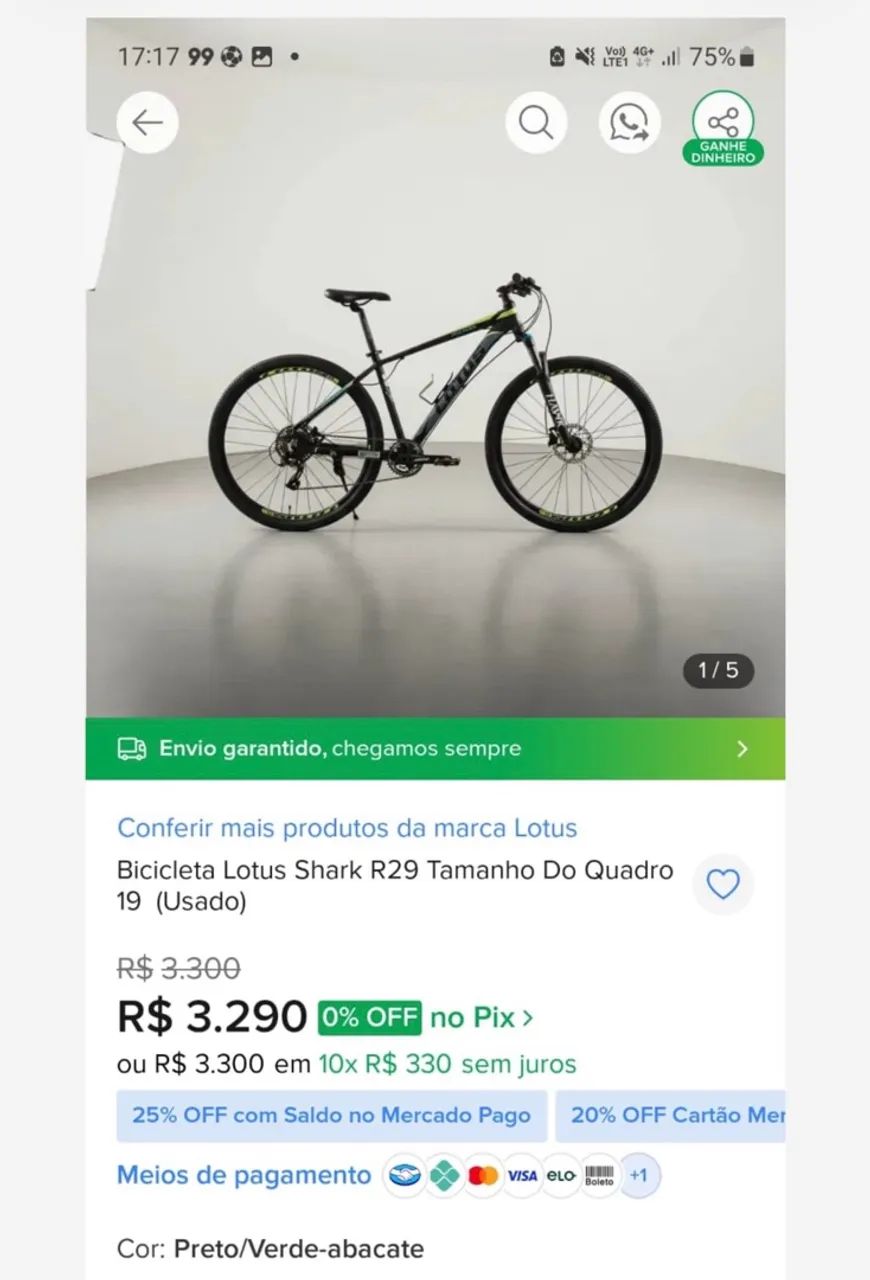 Vendo bicicleta muito nova  - Foto 4
