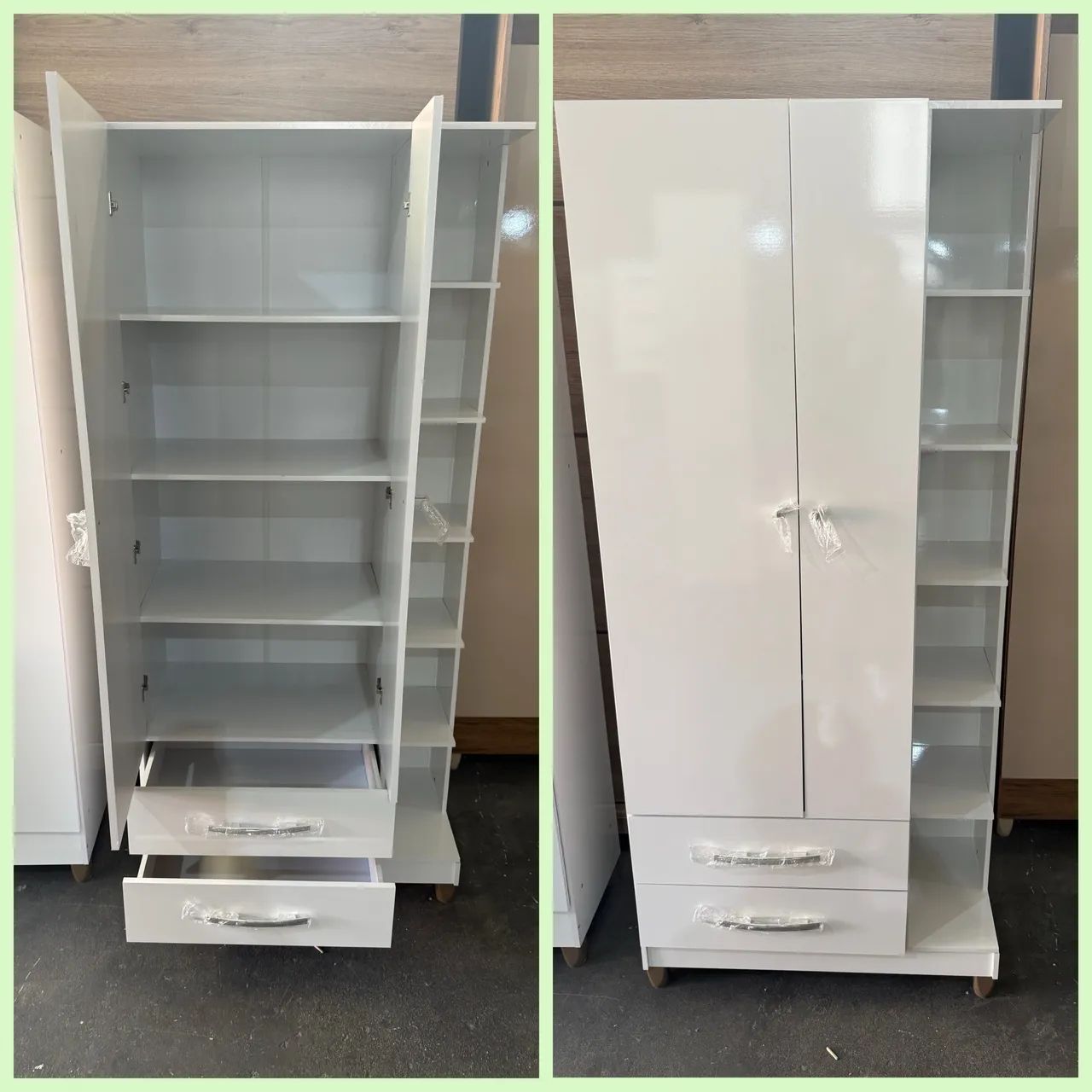 Guarda roupa branco - entregamos 