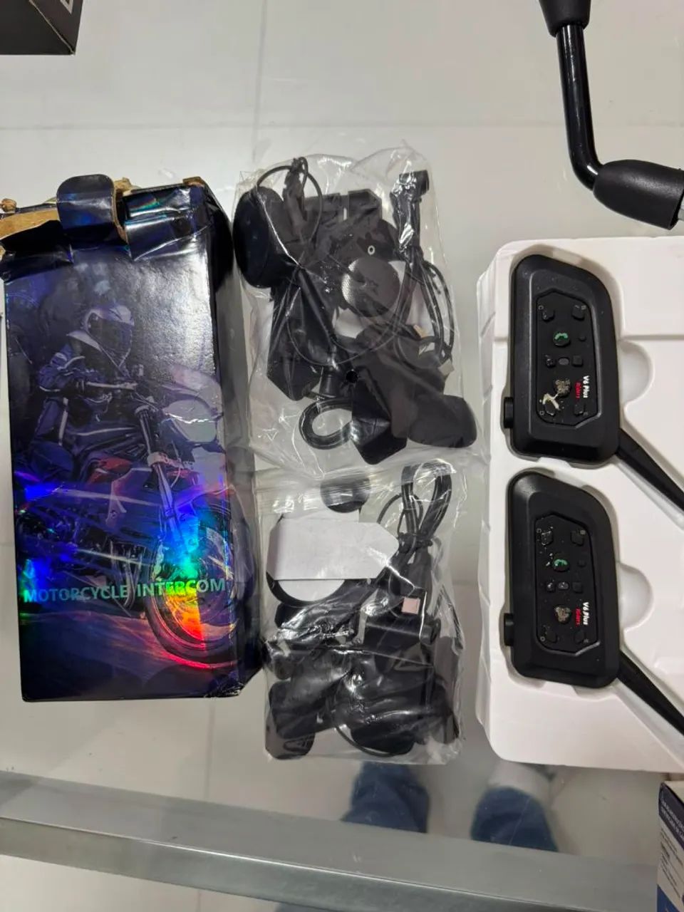 Intercomunicador para moto kit com 2 unidade  - Foto 2