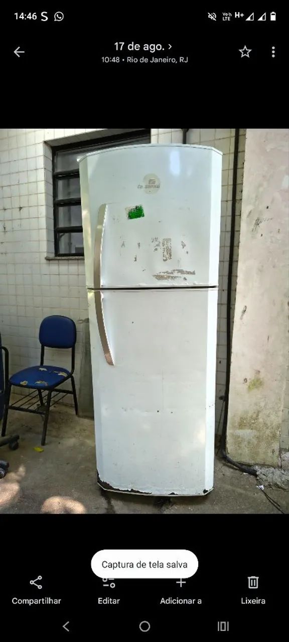 Geladeira continental usada