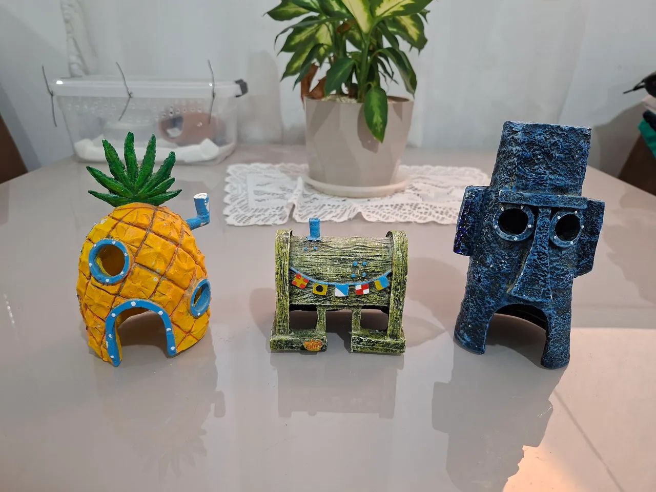 Decoração para aquário 