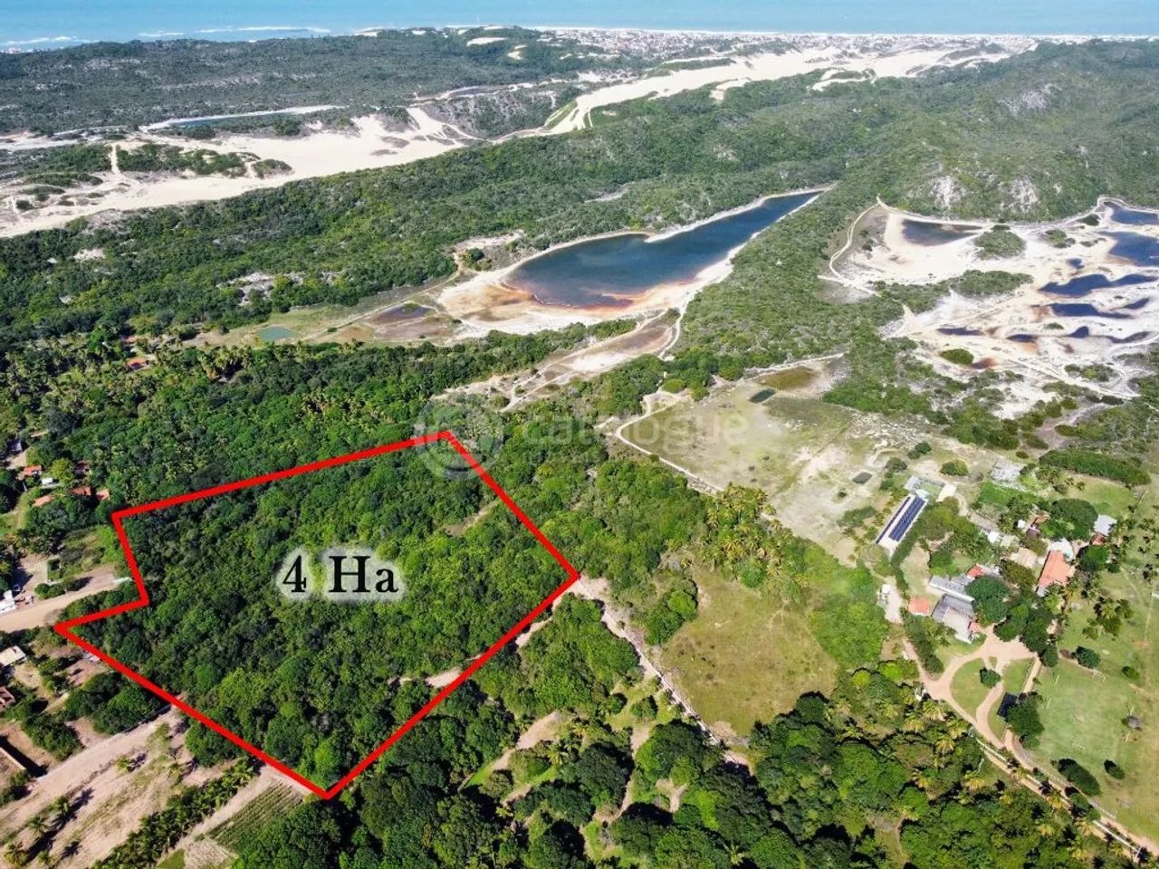 Terreno Perto da lagoa de Alcaçuz 4 h - Foto 2