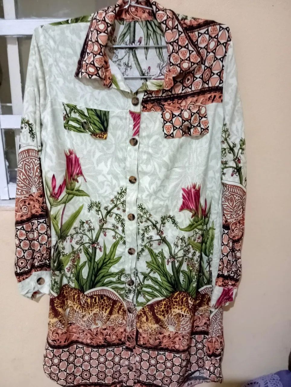 Vestido de manga longa - Foto 4
