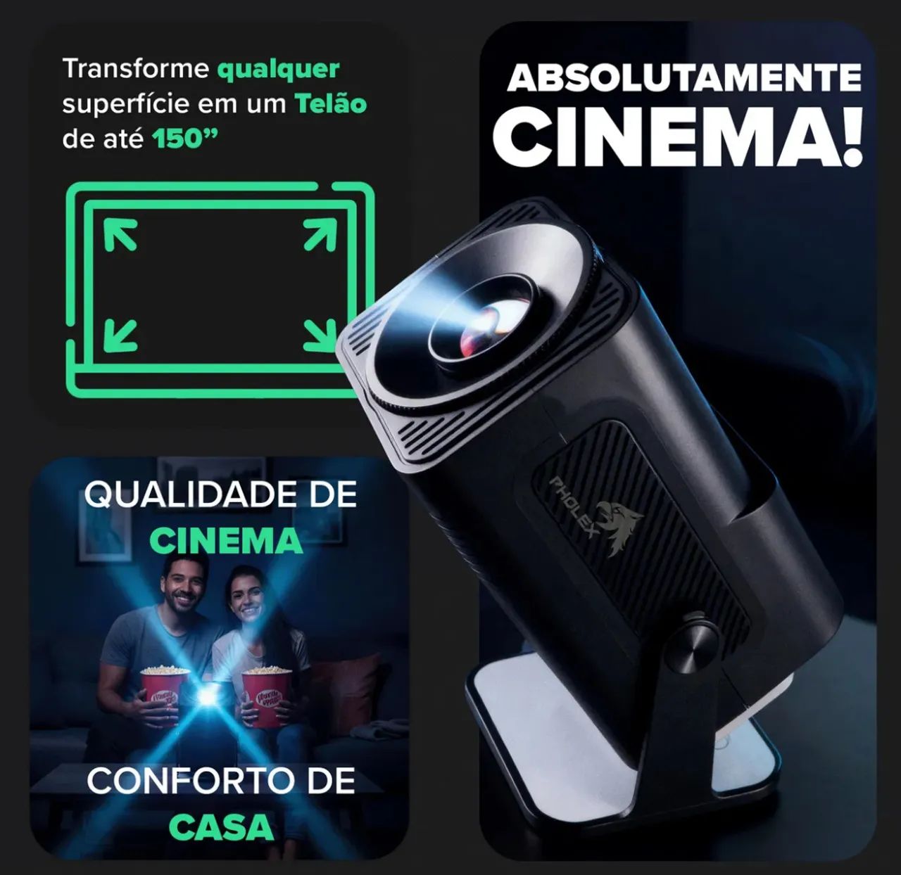 Projetor Hy320 Android (entrega gratis) - Foto 4