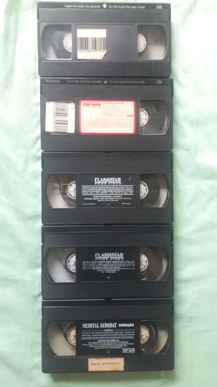Lote com 5 VHS Originais (Leia a Descrição) - Foto 4