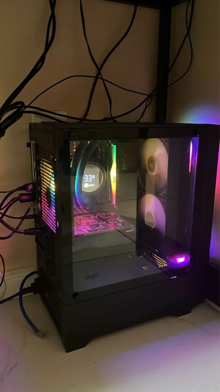Pc gamer + mesa + cadeira 