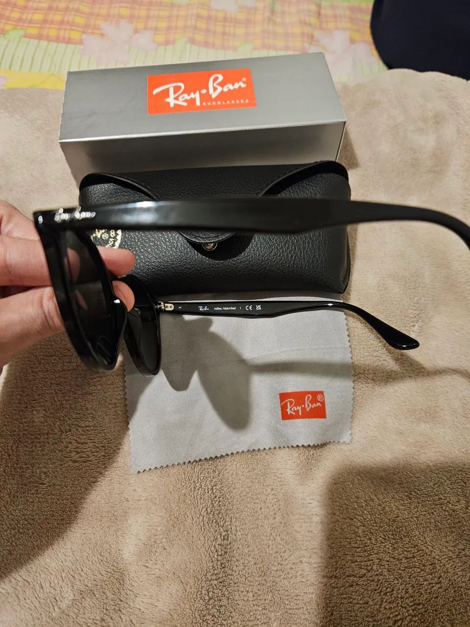 Óculos de sol Ray-Ban 0RB2180L PRETO - Foto 3