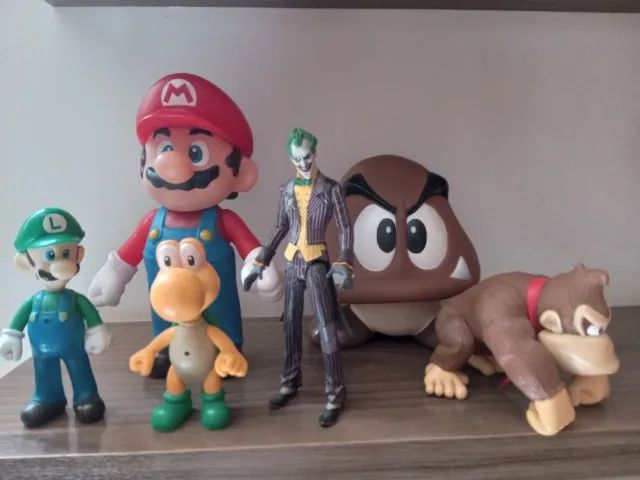 Kit 6 Bonecos Miniatura Action Figure Nintendo - Foto 5