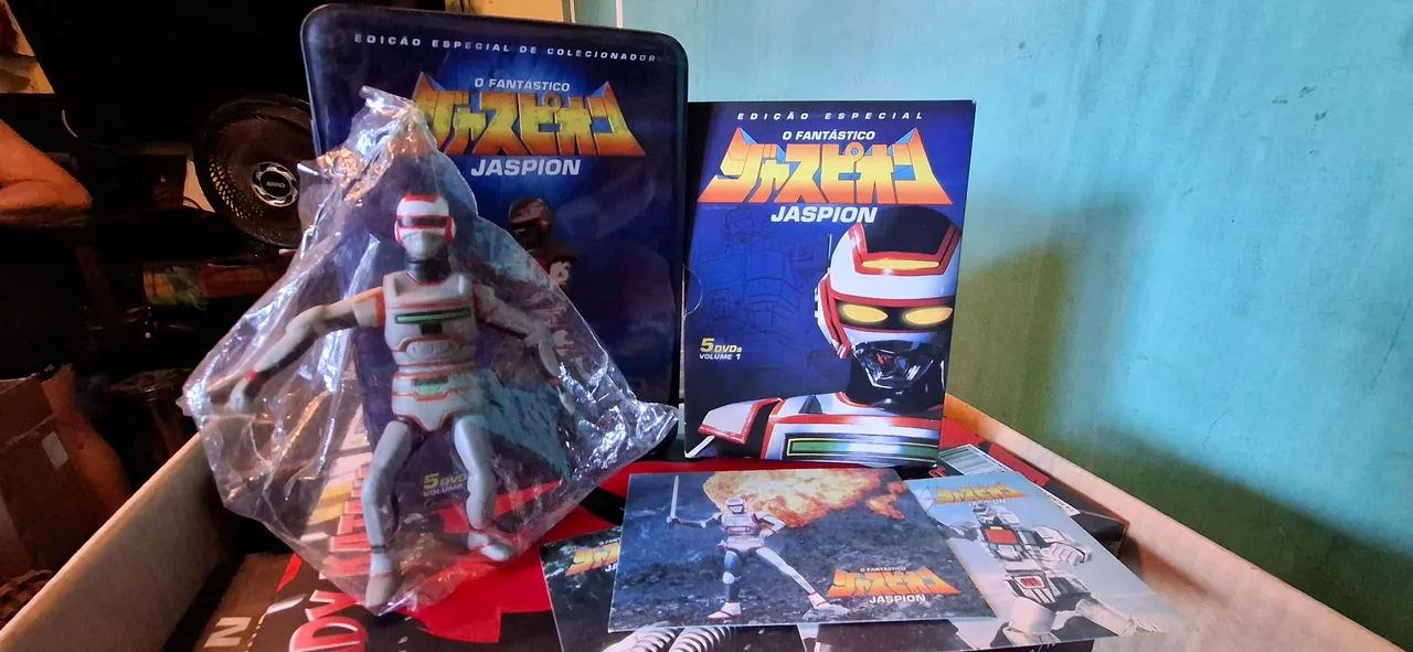 Box Jaspion Lata  ( para colecionadores)