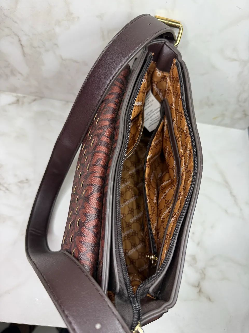 Bolsa marrom tote - Foto 5