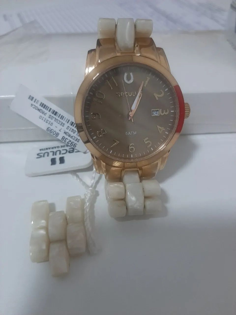 Relógio Feminino Seculus Rose Original, a prova d'água 5ATM