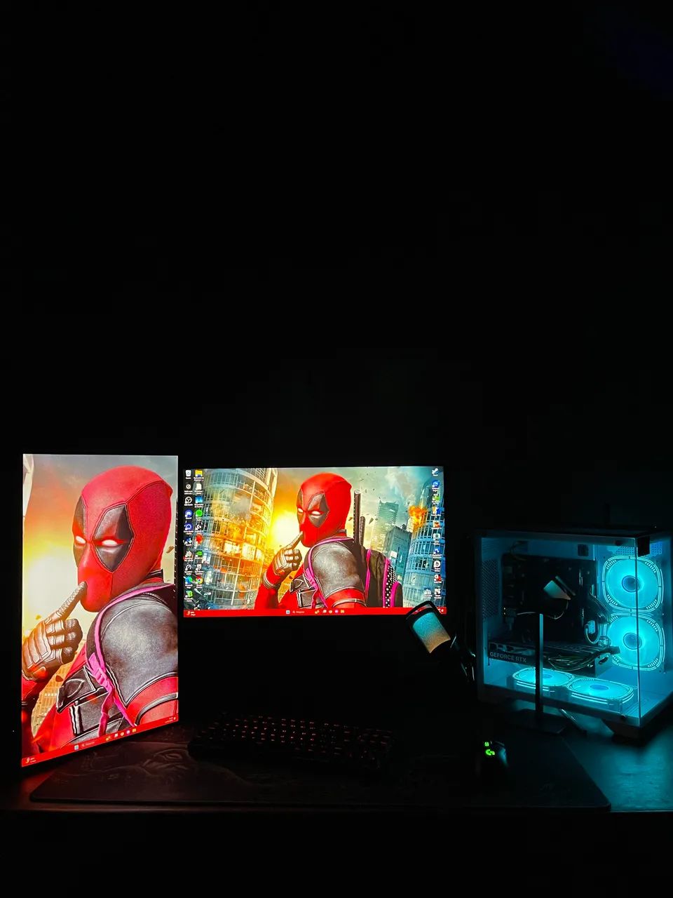 PC GAMER COMPLETOrtx 4060 + SETUP FULL - RTX 4060 + 2 MONITORES 