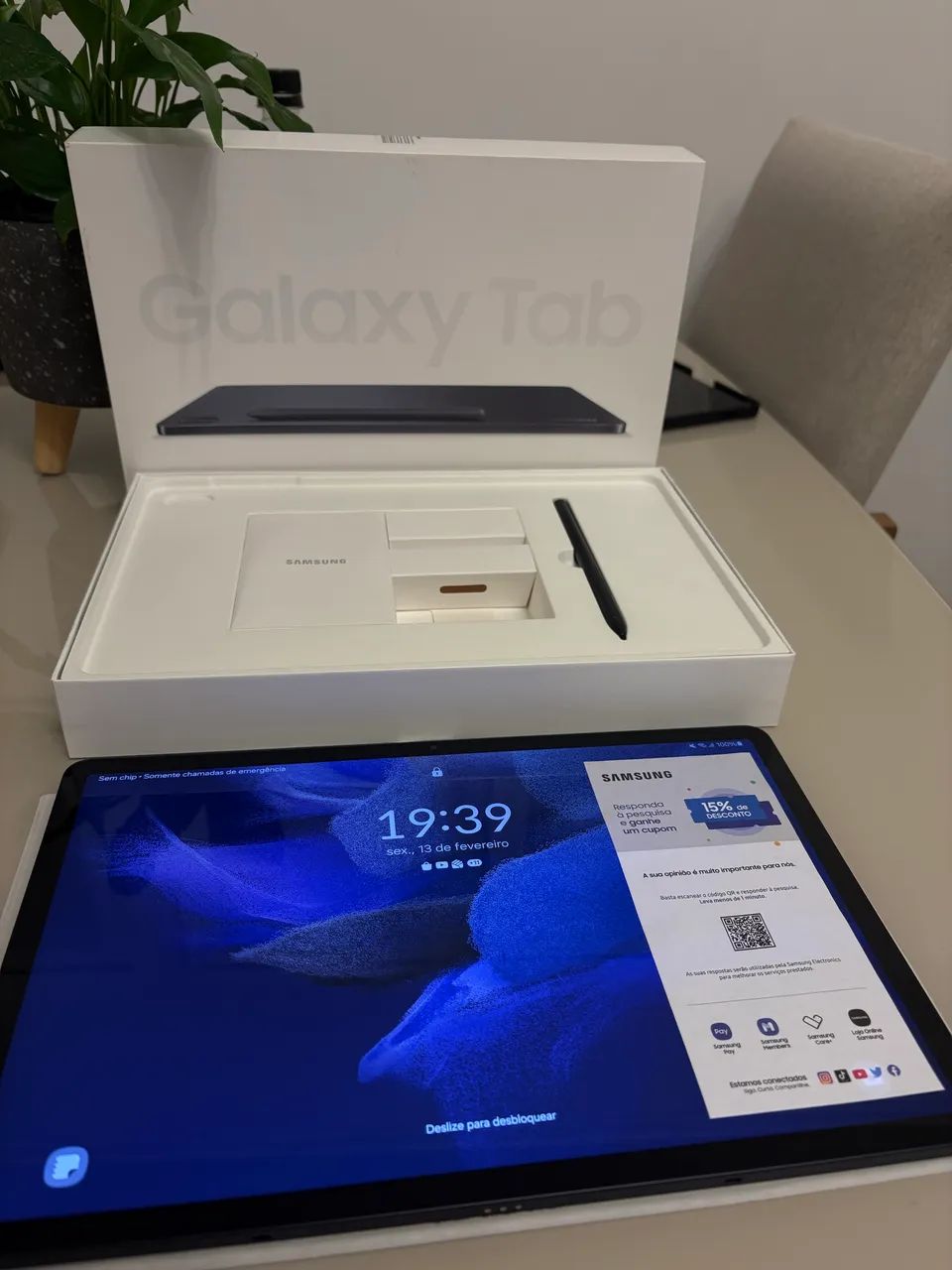 Tablet Samsung - S7 FE + acessórios - Foto 3
