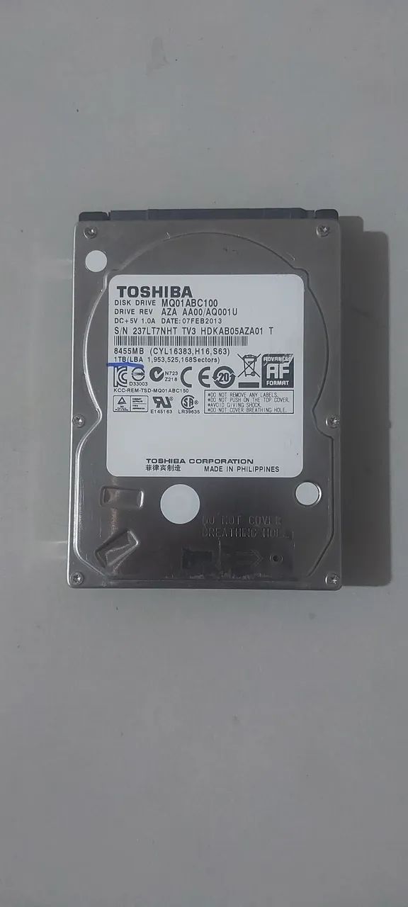 HD de 1 tb
