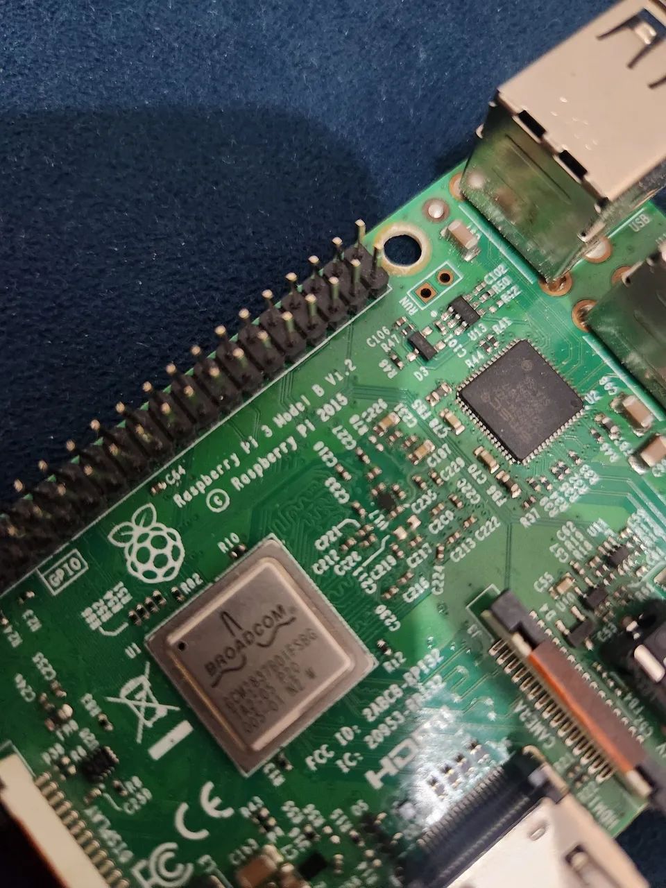 Placa Raspberry Pi 3 Model B V1.2 - Impecável!