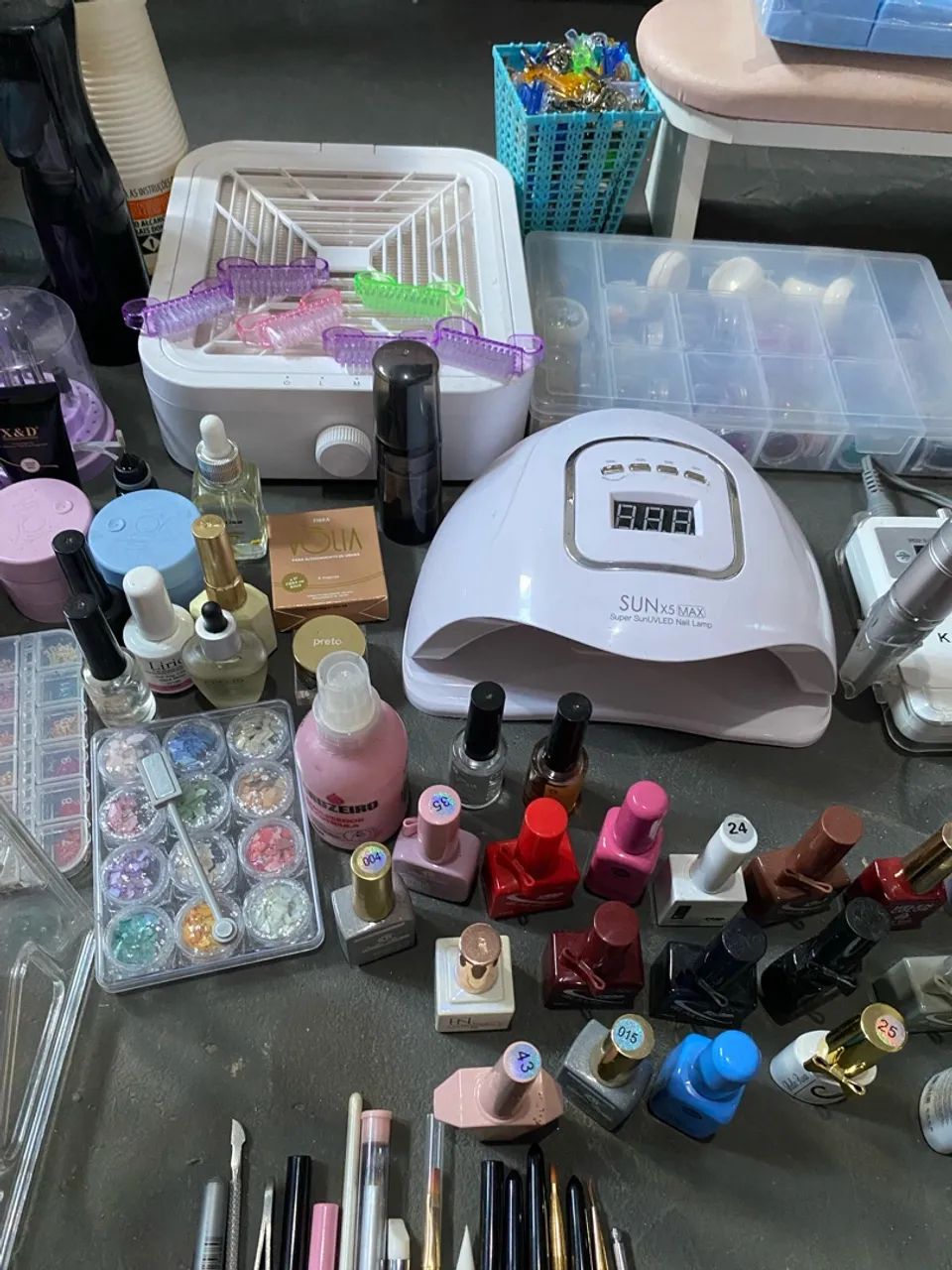 Kit Completo de Materiais para Unhas - Alongamento + Equipamentos - Foto 5