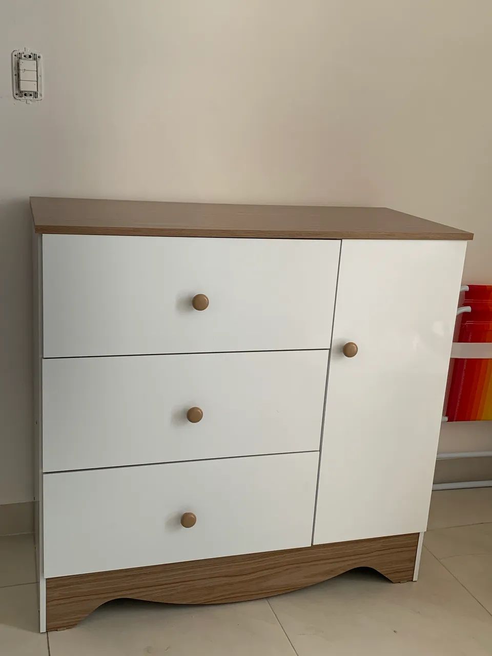 Cômoda e guarda roupa bebê  - Foto 2