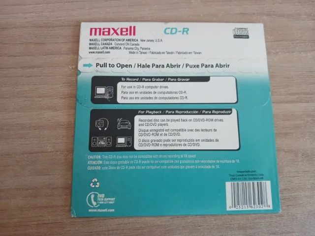 Mídia Virgem CD-R Maxell 48x 700mb 80min - Foto 2