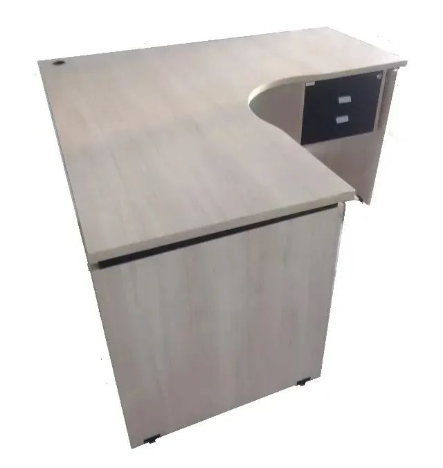 Mesa de escritório em L com 2 armários - Foto 2