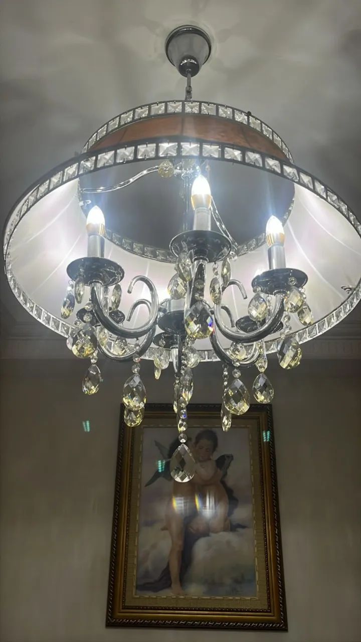 lustre candelabro cristal - Foto 4