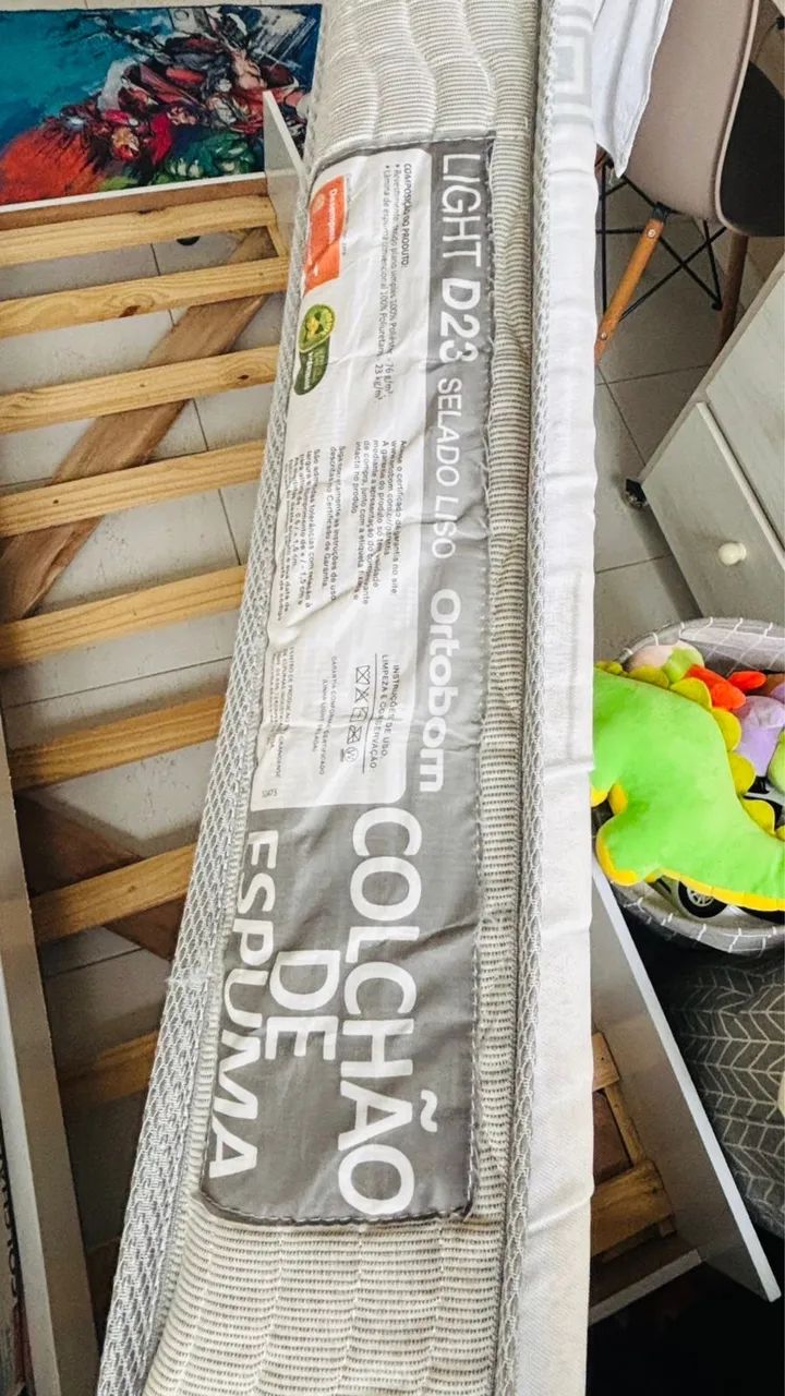 Cama Solteiro com cama auxiliar e colchões  - Foto 3