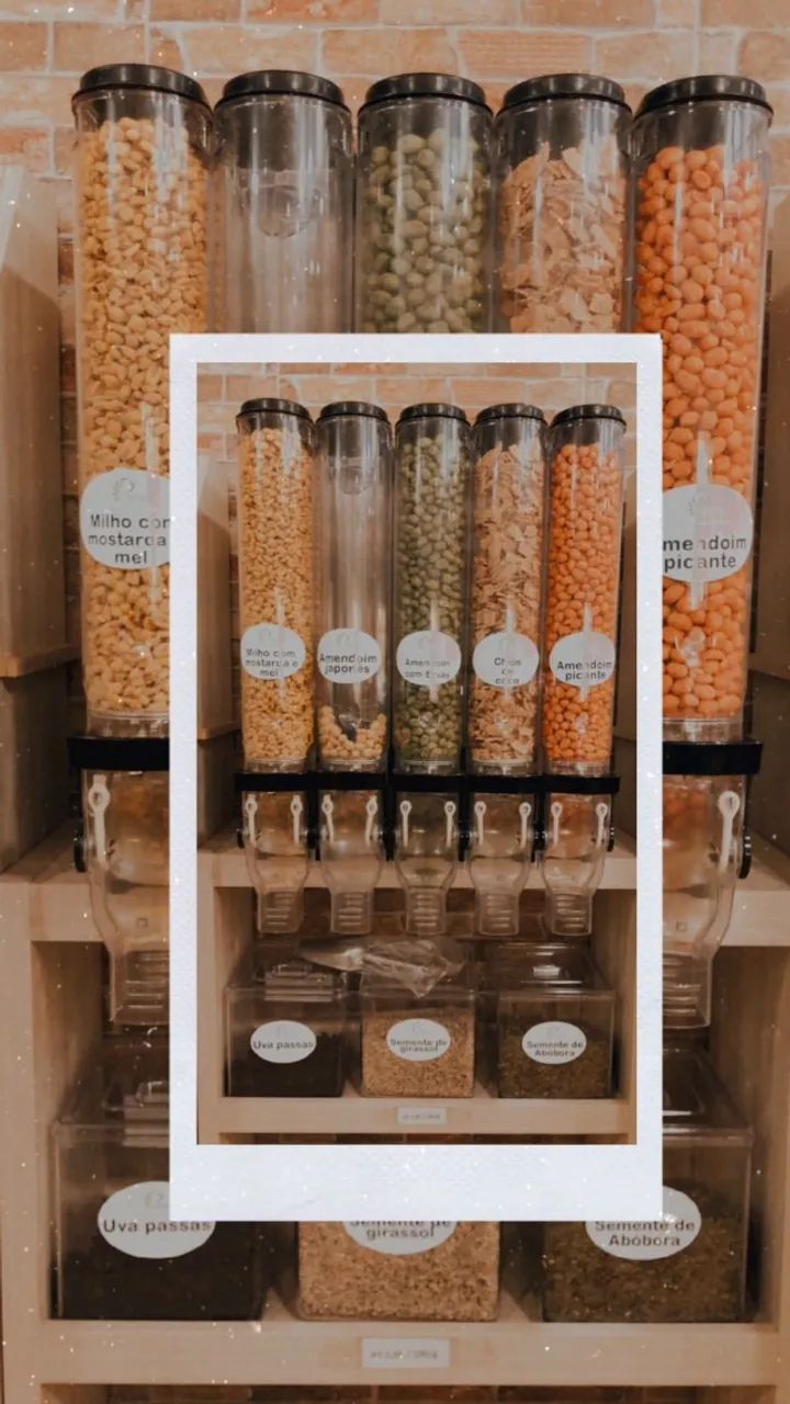 Dispenser para alimentos e balcão prateleira - Foto 2