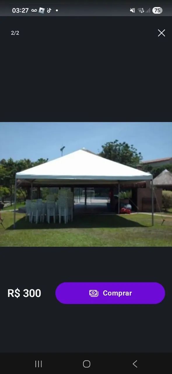 Tenda 6. por 6.