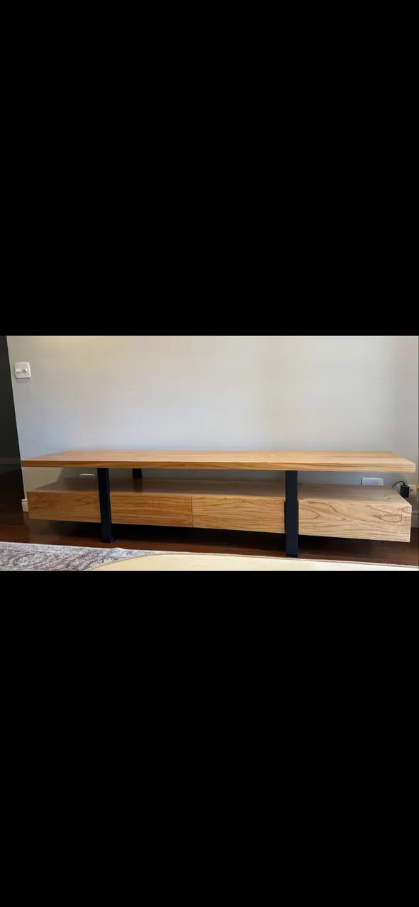 Rack de madeira 2,2m x 45cm - Foto 2