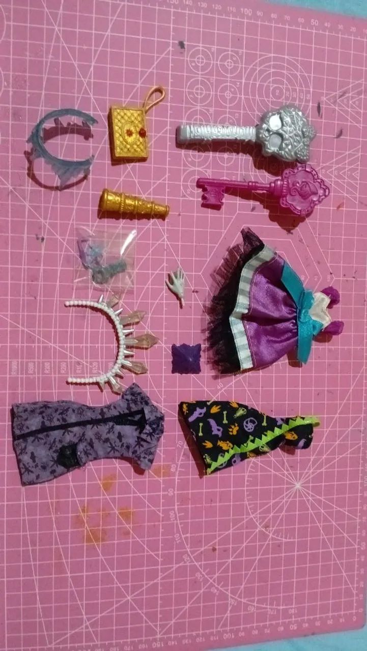 Lote monster high acessórios 