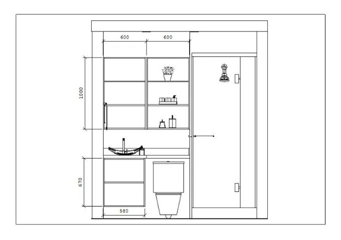 Banheiro Planejado - 100% MDF - Foto 4