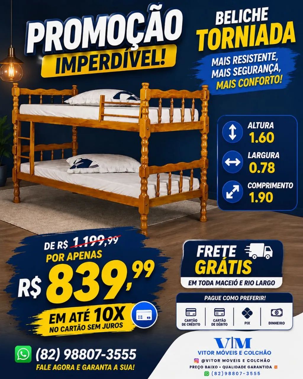 PROMOÇÃO DE BELICHE 