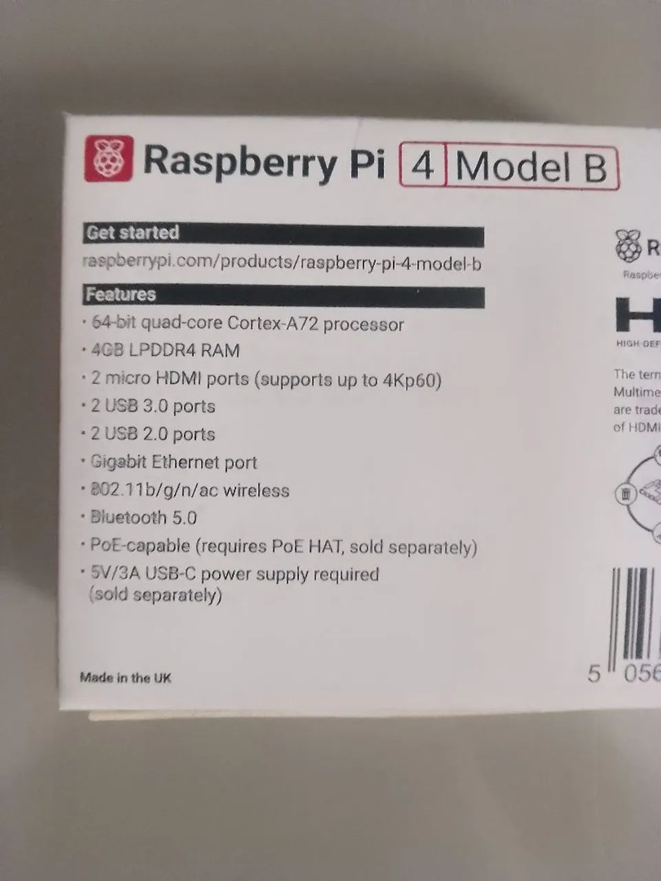 Raspberry Pi 4 Model B 4GB - Foto 2