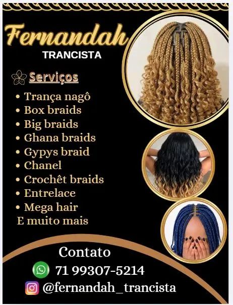 Sou trancista, e estou com promoção imperdível 