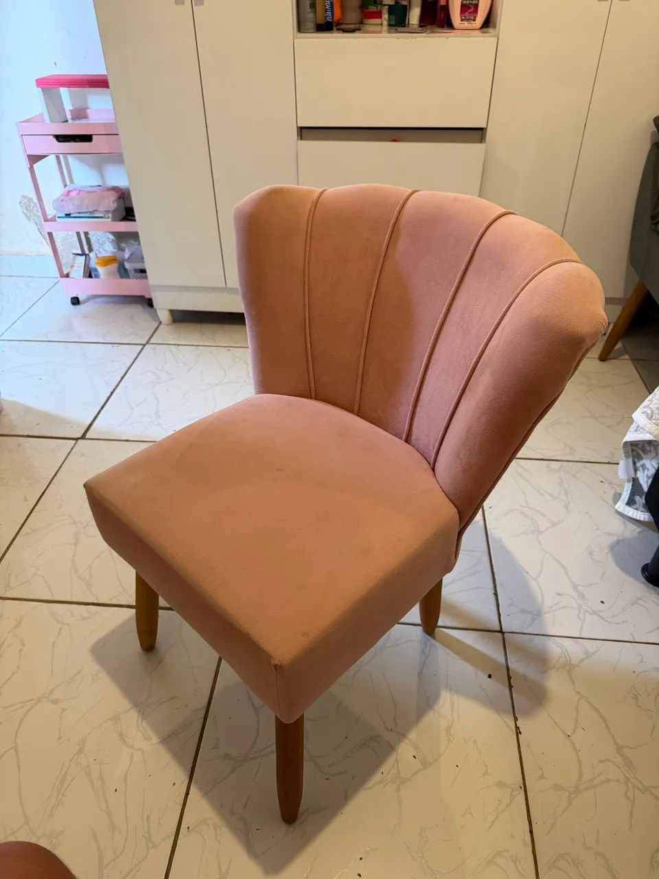 Poltrona decorativa rosa - Foto 2