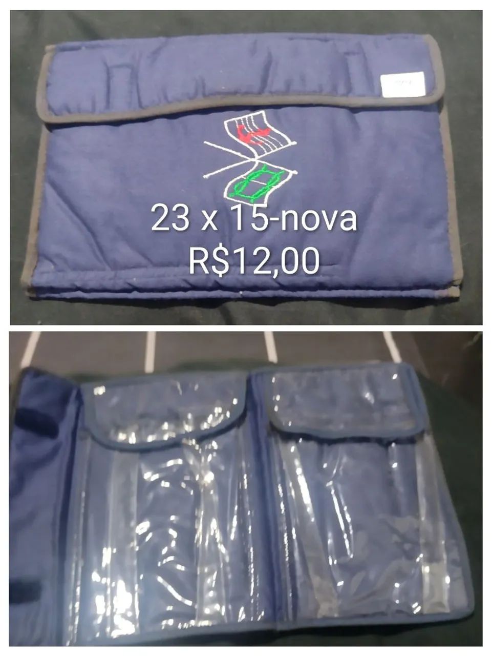 Bolsa de mão e nécessaire - R$40,00 as duas peças  - Foto 3
