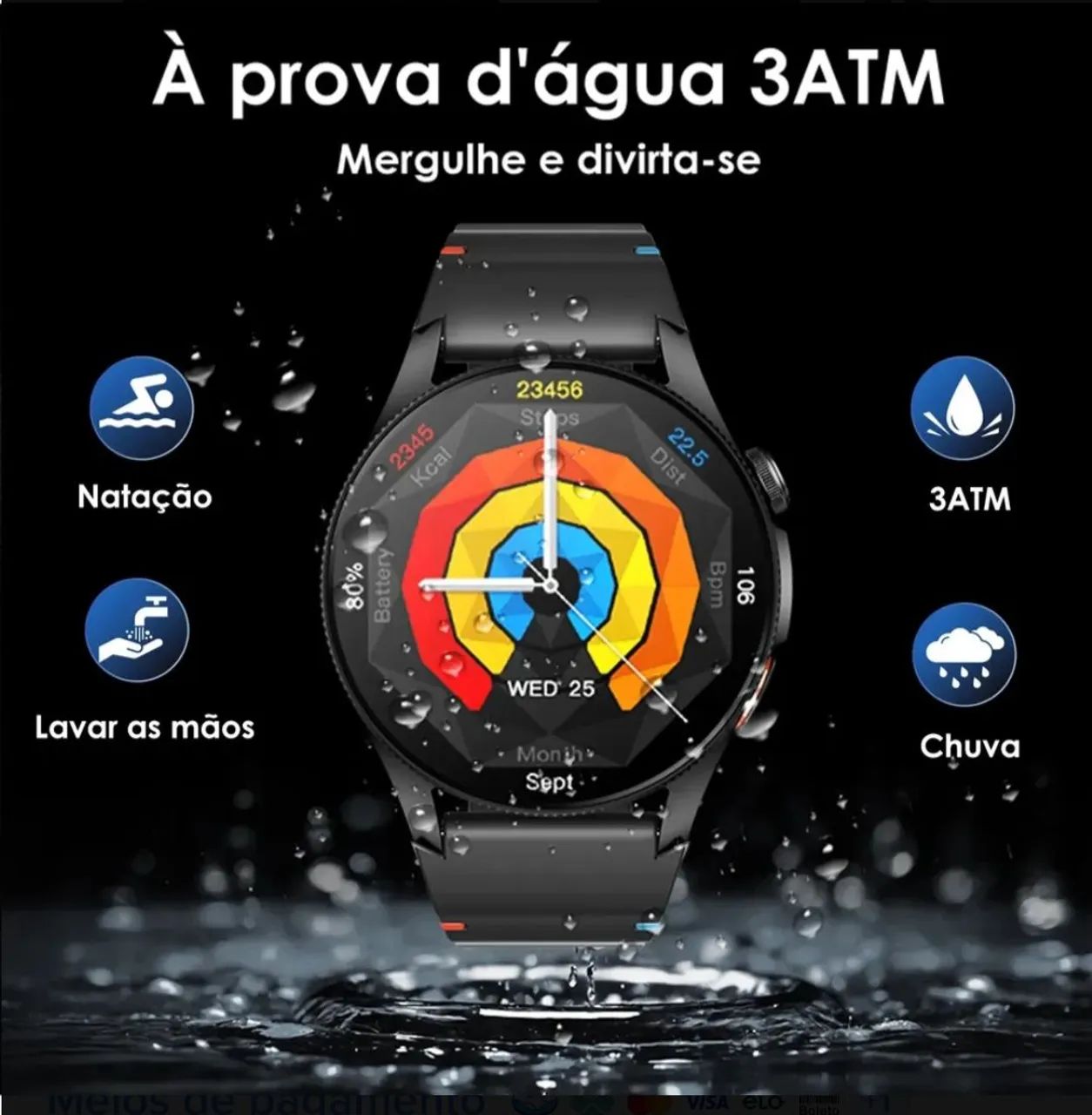 Smartwatch de primeira linha aurafit - Foto 2