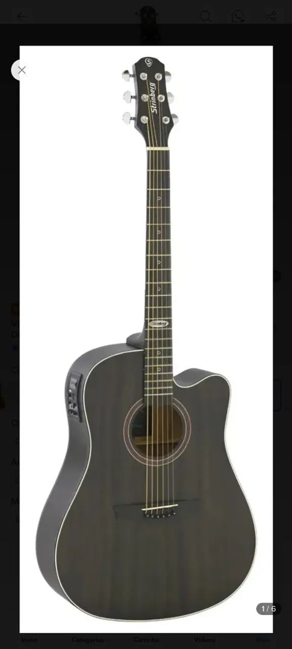 Violão Steinberg elétrico  - Foto 5