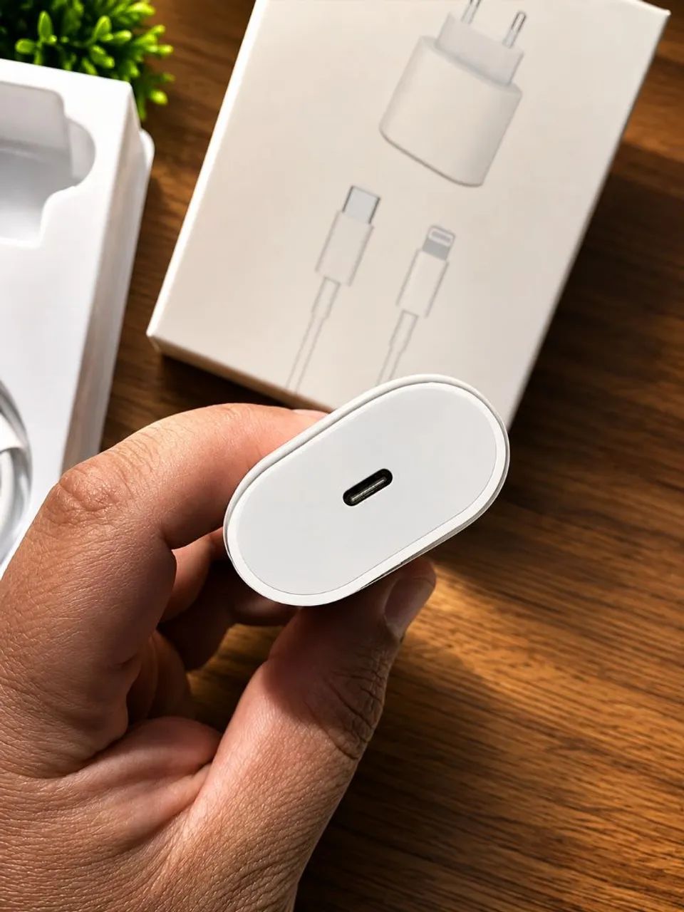 CARREGADOR PARA iPHONE 20W + CABO USB-C PARA LIGHTNING - Foto 2