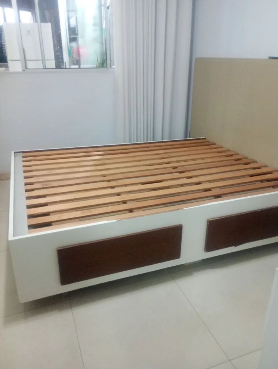 Box da cama casal com gaveta - Foto 2