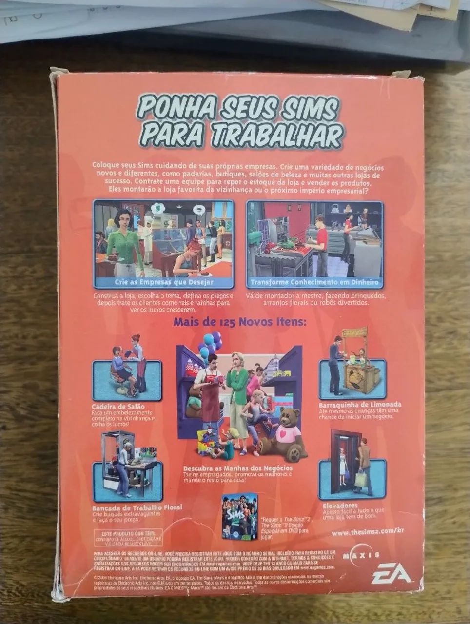 Jogo PC CD Computador The Sims 2 - Pacote de Expansão - Aberto para Negócios - Foto 2