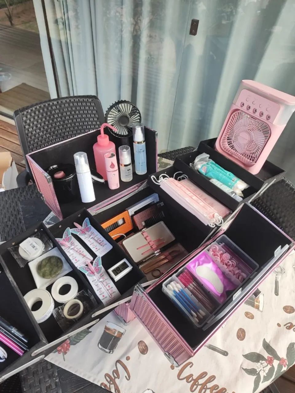 Kit Completo para Extensão de Cílios - Praticamente Novo