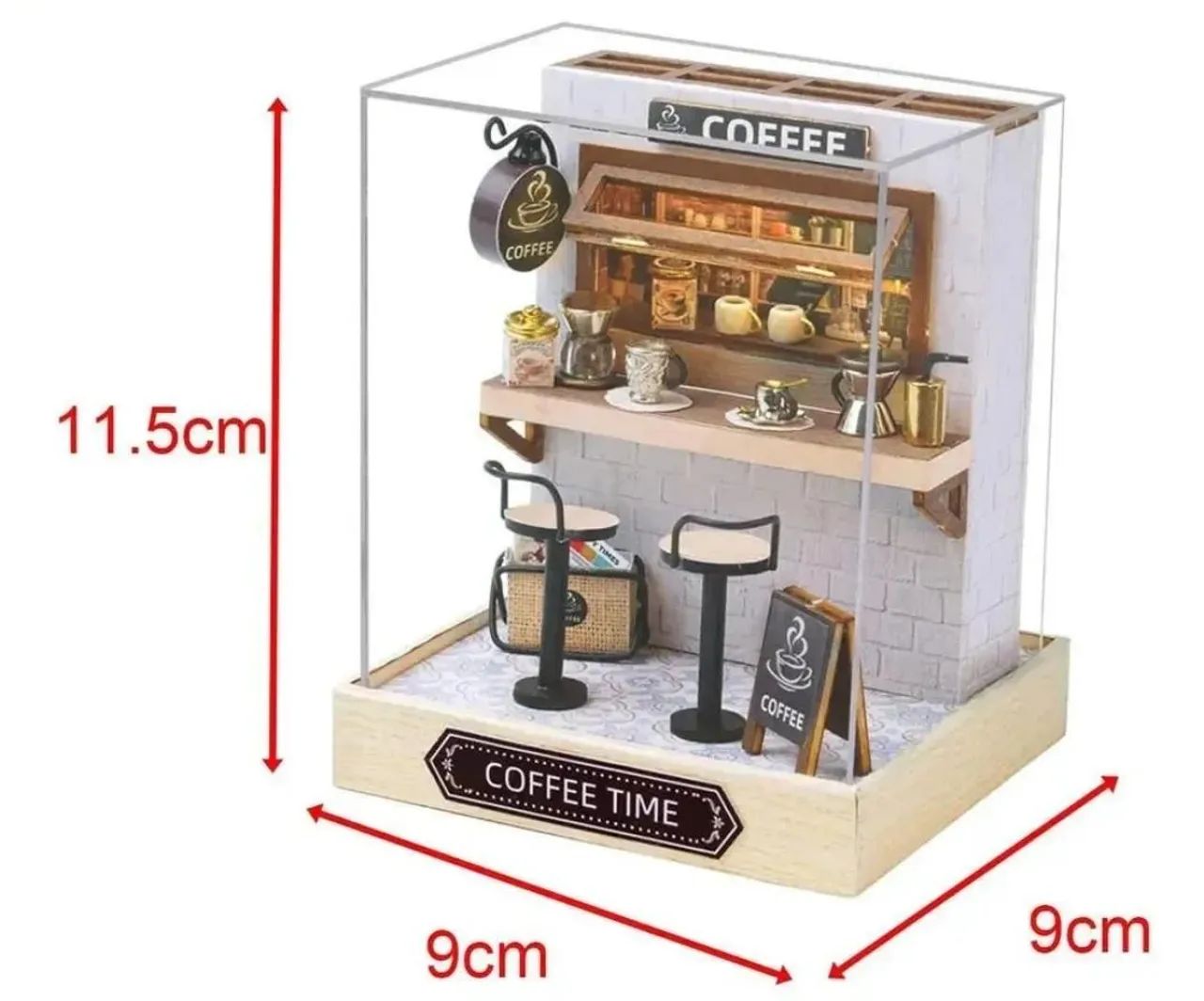 Miniatura Diy Cafeteria / Faca você mesmo - Foto 2