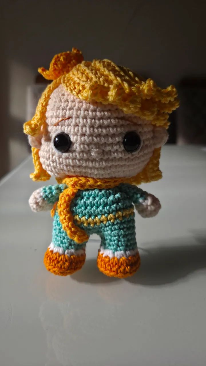 Boneco de crochê Amigurumi 14cm  - Foto 4