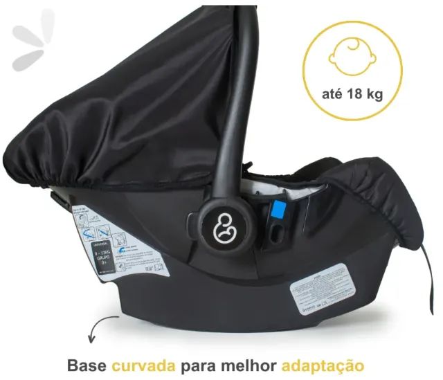 Bebê Conforto Grid Preto Para Duolee E Bali - Galzerano - Foto 2