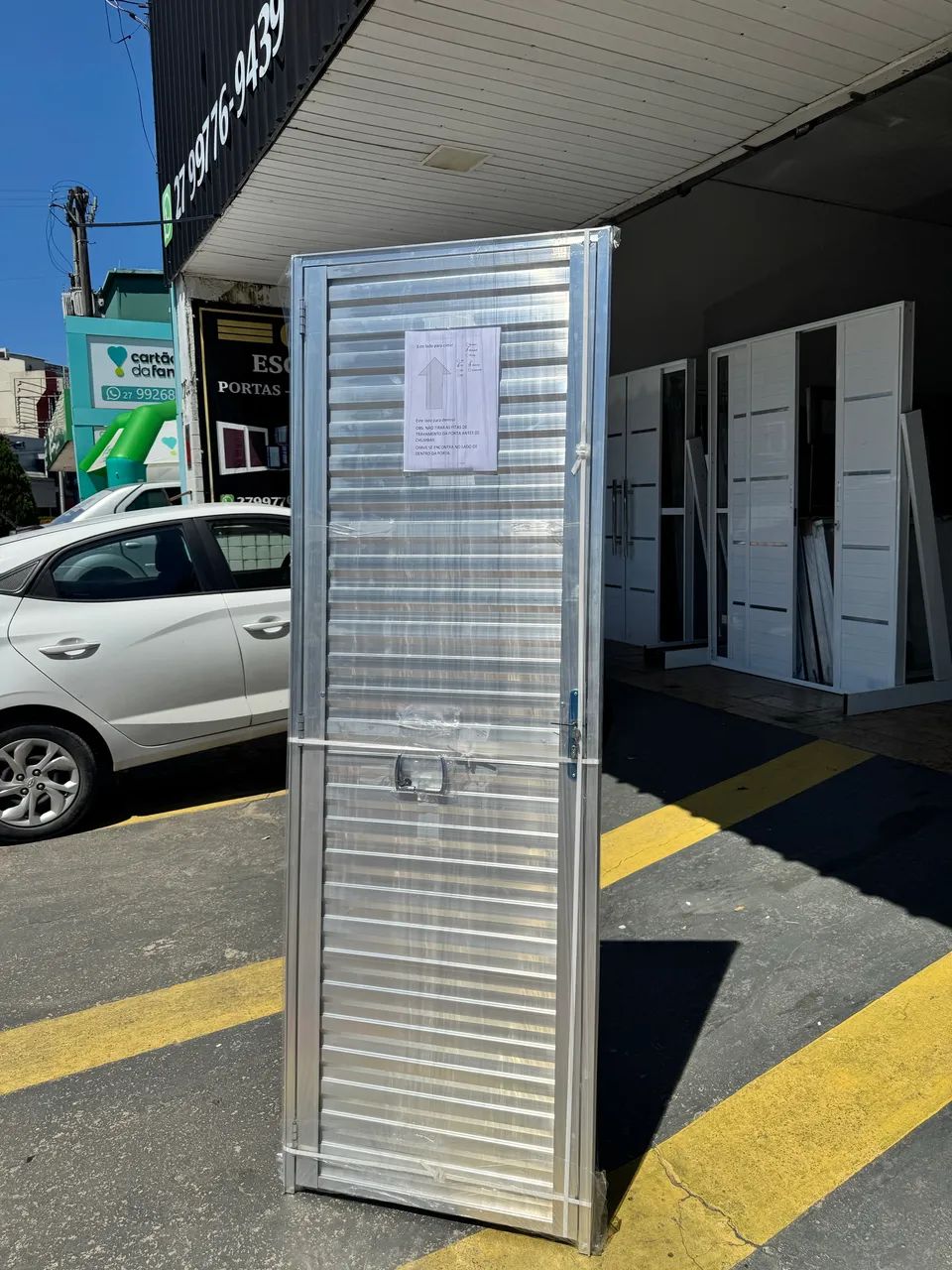 Últimos 3 dias de Promoção - Porta de alumínio 60cm, 70cm ou 80CM