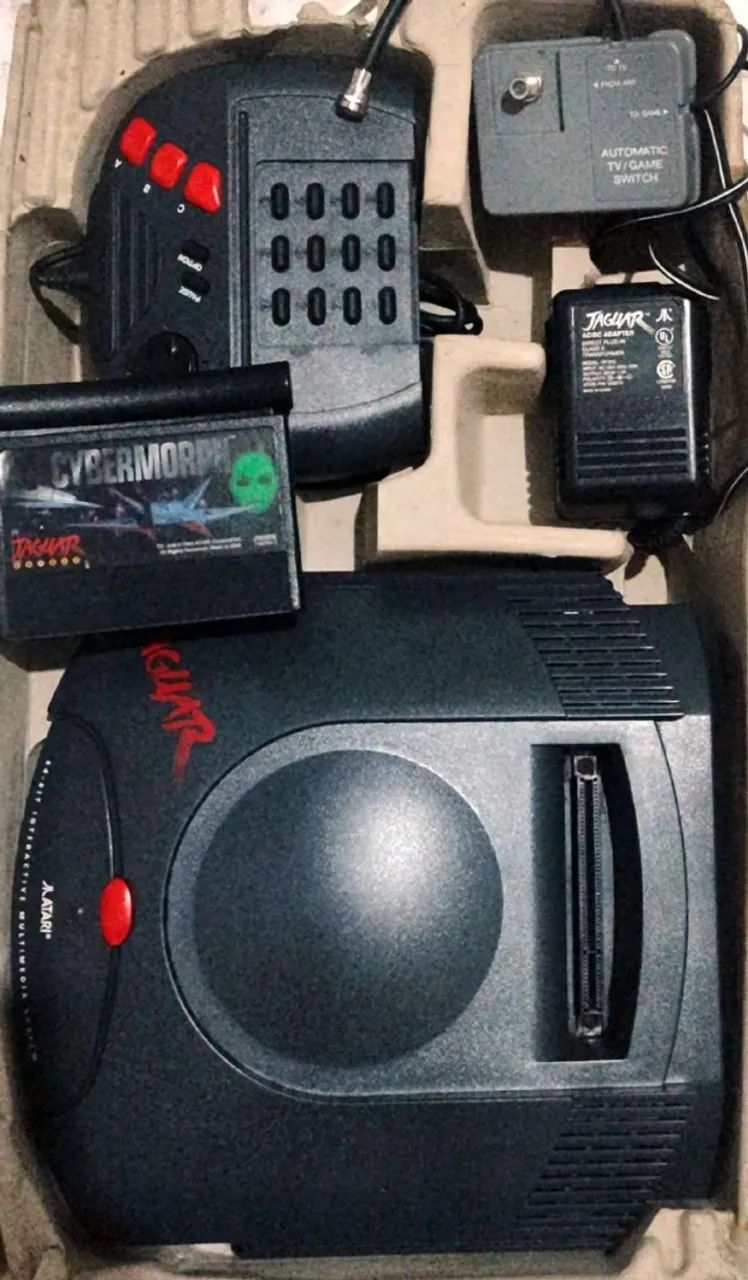 Console Atari Jaguar 64 Bits Na Caixa Original - Foto 3